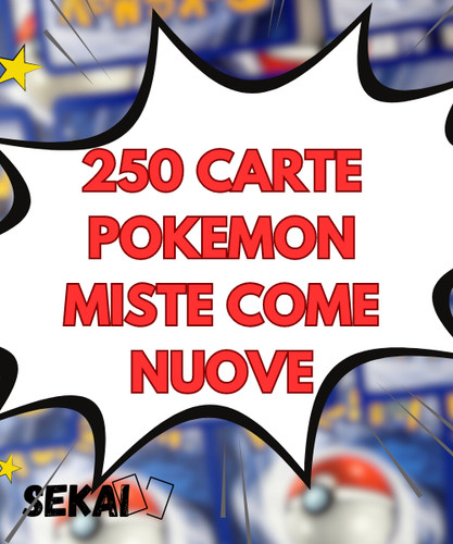 Lotto 250 carte pokemon - 250, miste