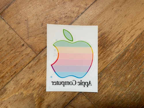 Raro adesivo apple - apple, vintage