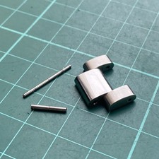 1 x Bracciale Autentico Hamilton Navy Frogman Acciaio Inox Link Larghezza 18mm