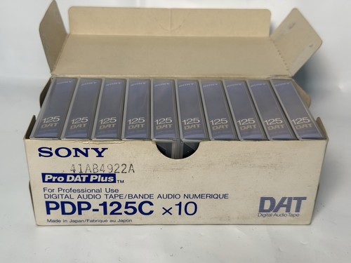 Sony dat - dat, audio