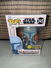 Funko Pop! Star Wars The Mandalorian #345 (Glow) Entertainment Earth Figura
