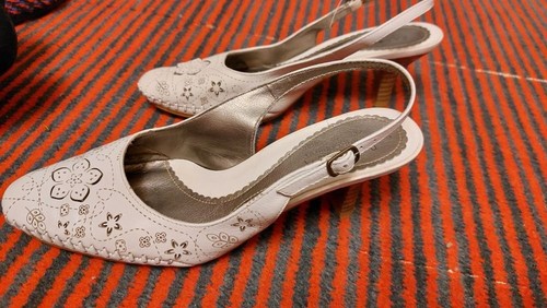 Tacchi donna pelle - , bianca