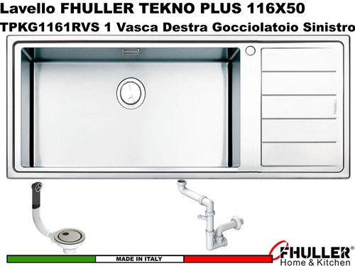 Lavello incasso fhuller tekno - lavello,