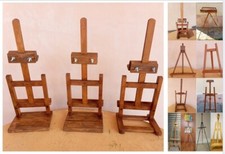 CAVALLETTO DA TAVOLO  in MASSELLO PER PITTURA E/O ESPOSIZIONE, e altri