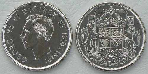 Canada cents moneta - 50,