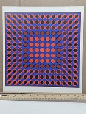 Stampa victor vasarely 1971 - victor,