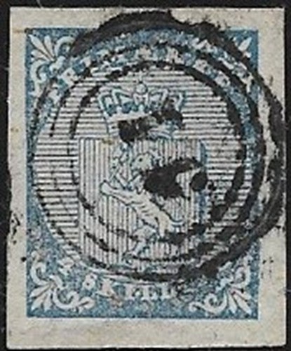 Norvegia 1855 michel 1 - norvegia, n.1