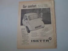 advertising Pubblicità 1961 BMW ISETTA
