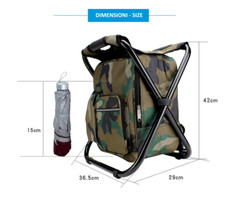 Zaino Sgabello Pieghevole