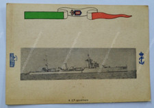 bn803 cartolina  marina militare regio incrociatore uso di mare