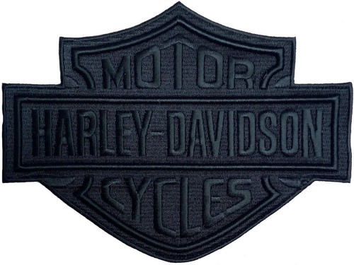 Harley davidson patch - harley, black