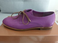 Scarpe basse 37 donna pelle Carlo Pazolini viola quasi come nuove scarpe stringate