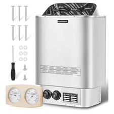 Mxmoonant Riscaldatore Sauna, 6KW 220V Elettrico Sauna Riscaldatori Stufa Vapore Secco Sauna Ba