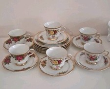 Set Tazze Trittico Porcellana