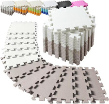 Tappeto Puzzle (Gris Blanc, 114X142 Cm | 20 Tapis | 1.62 M²)