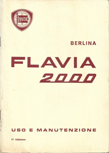 Lancia flavia 2000 berlina - 2000,