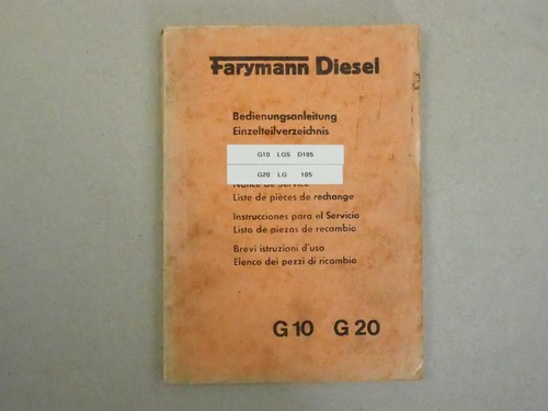 Farymann g10 g20 motore - g20,