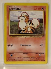 GROWLITHE SHADOWLESS / POKEMON CARD  28/102 Prima Serie   Pokemon