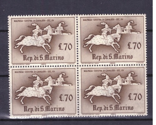 Francobolli san marino 1963 - francobolli,