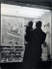 Foto vintage Milano Vetrine natalizie anni 60 Ft 1553 - Stampa 24x18 cm