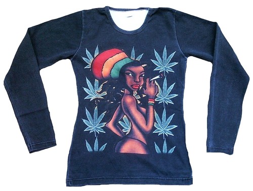 Maglietta giamaica rasta lady - giamaica,