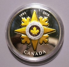 *CANADA 20 DOLLARI 2018 1 ONCIA PROOF ARGENTO 999