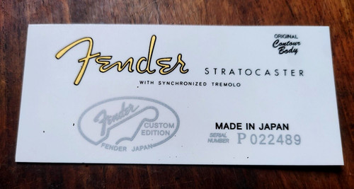 Fender stratocaster made - stratocaster,
