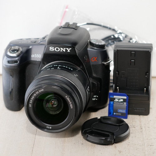 Sony alpha a550 fotocamera - a550,