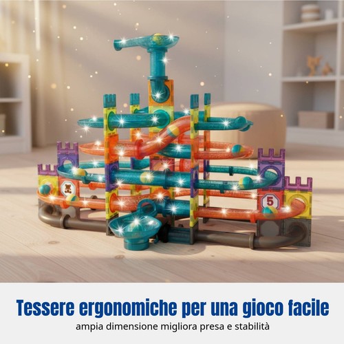 Mattonelle luminose pista - pista, per