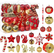 128 Pezzi Palline Di Natale