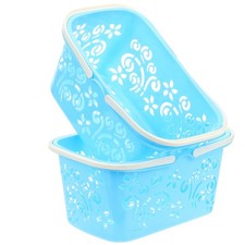  2 Pcs Panière Panier À Jouets Mini Paniers Miniature De Maison Poupée