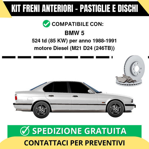 Kit freni anteriori bmw - kit,