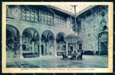 Firenze Castello Villa Reale della Petraia PIEGA ANGOLO cartolina JK0700