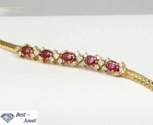 Bracciale classico con rubini - bracciale,