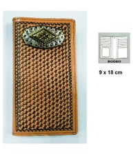 Portafoglio lungo cuoio pelle