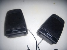 PHILIPS MINI CASSE PORTATILI SBC-8203 AUDIO VINTAGE ANNI 90 PERFETTE  Jack 3,5MM