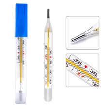 TERMOMETRO CLASSICO PICCOLO PRISMATICO IN VETRO VELOCE pediatrico bambini bimbi