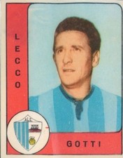 RARA FIGURINA CALCIATORI PANINI 1961/62 * LECCO/GOTTI* DA RECUPERO
