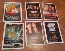 BRAD PITT - LOTTO 6 SCHEDE CIAK FILM (SLEEPERS, VENTO DI PASSIONI, J. SUEDE...)