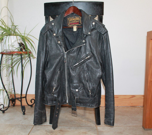 Giacca pelle manzoor - pelle,