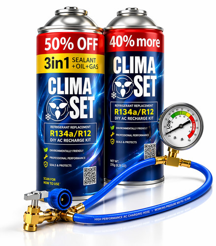 Kit ricarica clima r134a 3in1 - clima,