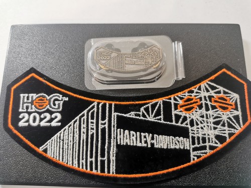 Harley davidson hog aufnäher - harley-davidson,