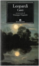 CANTI G Leopardi MONDADORI Oscar 2005 brossura (coper. flessibile) 9788804531364