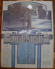 RIVISTA SCENA ILLUSTRATA N.22 DEL 1908 - MONTECARLO,PICCIONI VIAGGIATORI   06/17