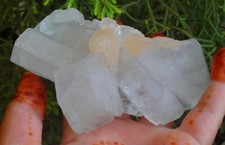 Campione Di Minerali Di Apofillite Su Stilbite BO=5