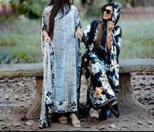 Abito in caftano di seta