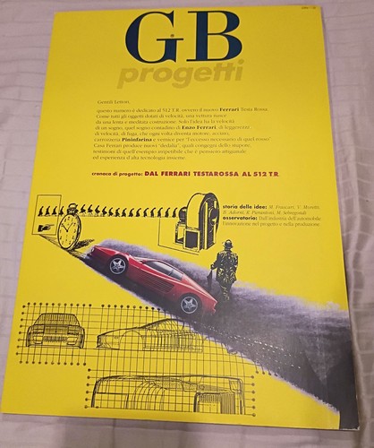 Progetti ferrari testarossa - gb,