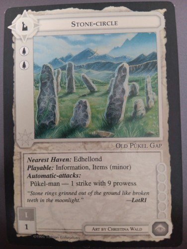 Stone circle meccg terra - -,