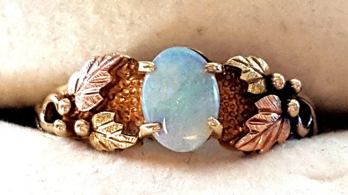 Anello vintage black - vintage, gold