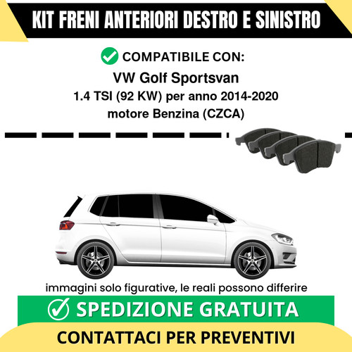 Pastiglie freno anteriori per - anteriori,